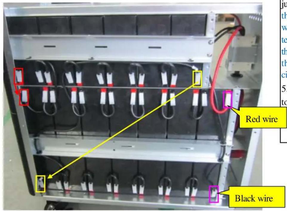 Red wire Black wire