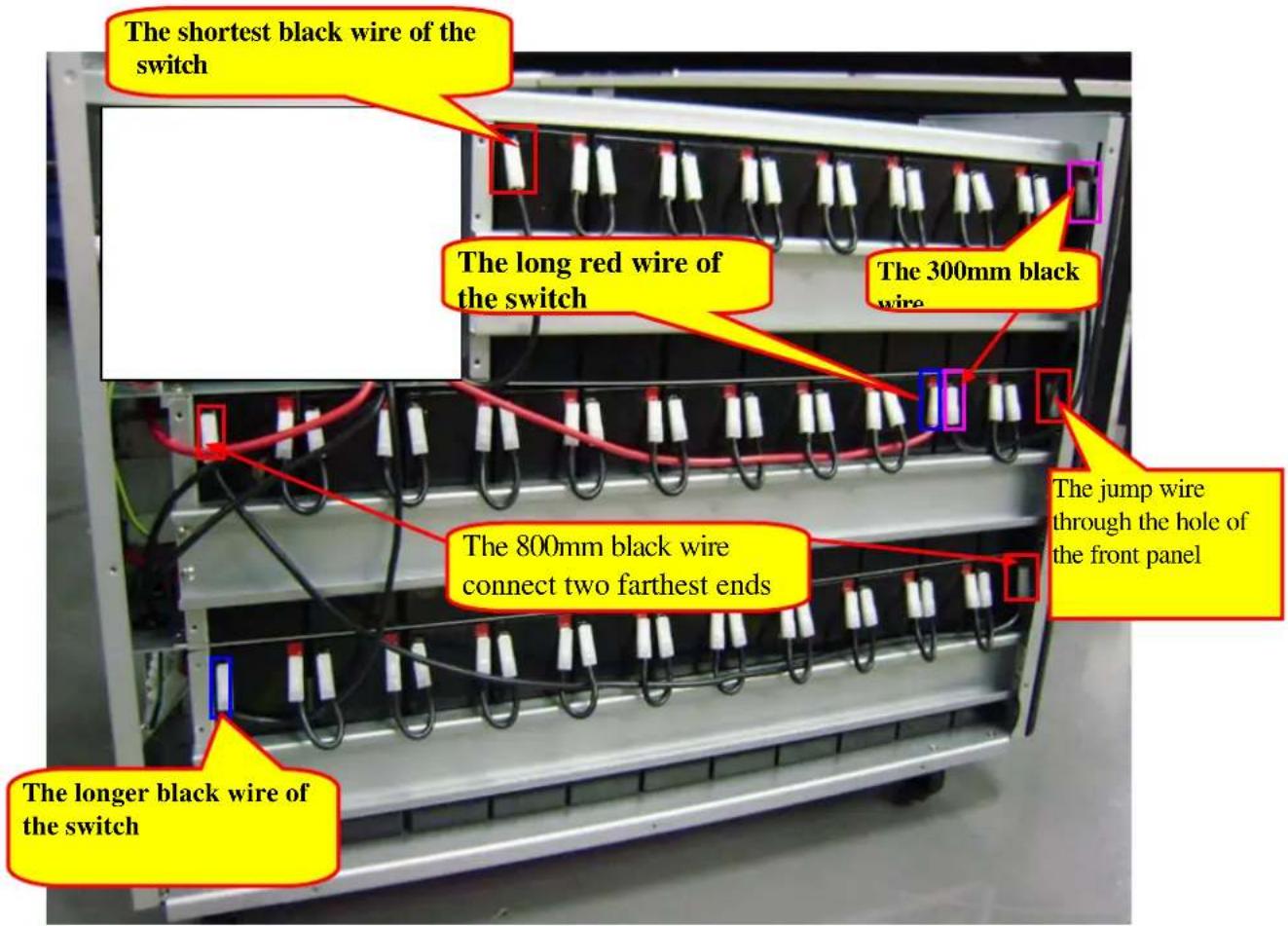 PowerPlus BPH A240TB-60 - Insert the battery jump wire (as picture)。 - 1