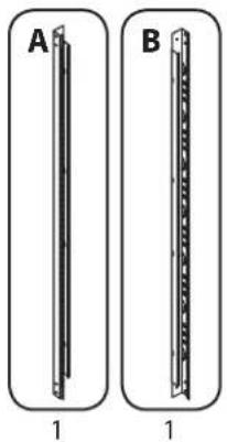 Tripp Lite SmartRack SR4POST52HD - 5 - 1