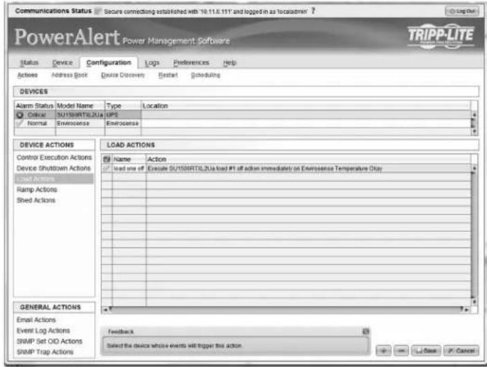 Tripp Lite PDU3VS6L2130 - Load Actions - 1