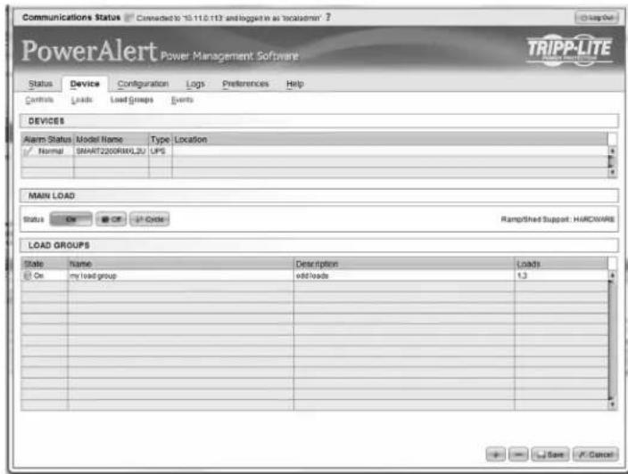 Tripp Lite PDU3VS6L2130 - Device > Load Groups - 1