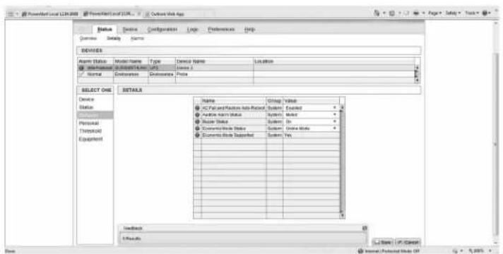 Tripp Lite PDU3VS6L2130 - Status > Details - 2