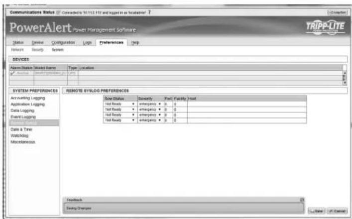 Tripp Lite PDU3VS6L2130 - Preferences > System continued - 1