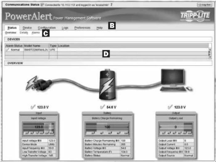 Tripp Lite PDU3VS6L2130 - Web Console Interface 3.3 Device Summary - 1