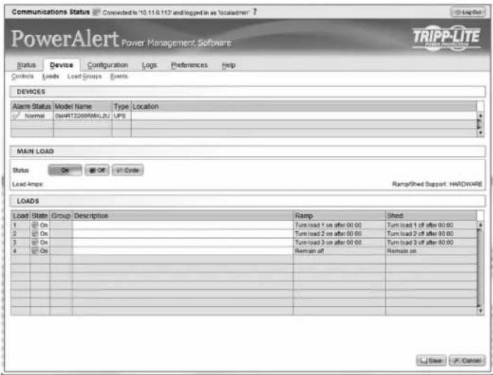 Tripp Lite PDU3VS6L2130 - Device > Loads - 1