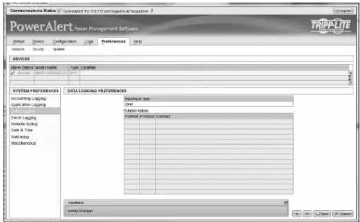 Tripp Lite PDU3VS6L2130 - Preferences > System - 3