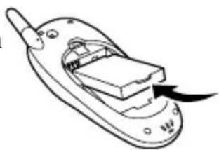 KYOCERA K404 - Installing the battery - 2