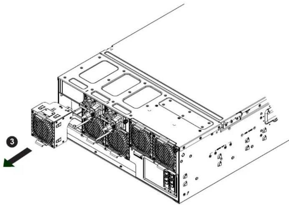 Supermicro SuperChassis SC946L - Replacing a System Fan - 2