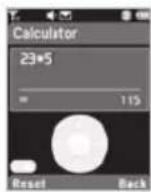 PANTECH Matrix - Using the calculator - 1