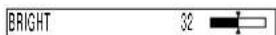 PANASONIC PT-L6510E - Highlight the desired adjustment item with the ▲ or buttons, then change the parameter value with the ◀ or buttons. - 1
