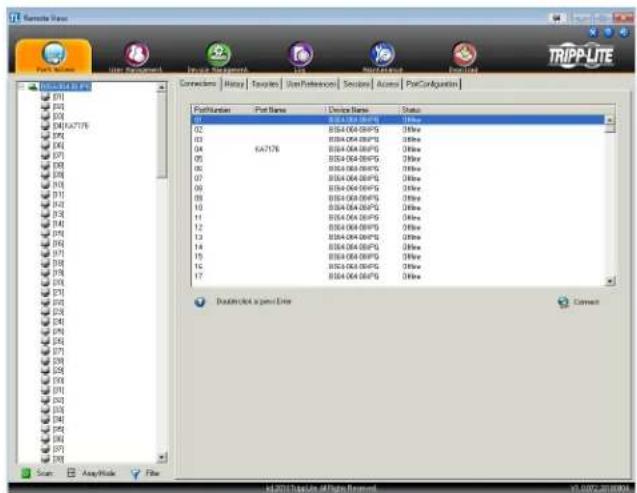 Tripp Lite NetDirector B064-032-01-IPG - AP Client Main Page - 1