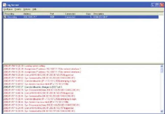 Tripp Lite NetDirector B064-032-01-IPG - The Log Server Main Screen — Overview - 1