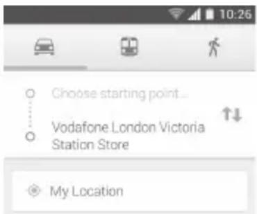 Vodafone Smart 4 Fun - Get suggested routes for your trip - 1