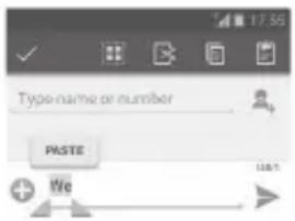 Vodafone Smart 4 Fun - You can also insert new text - 1