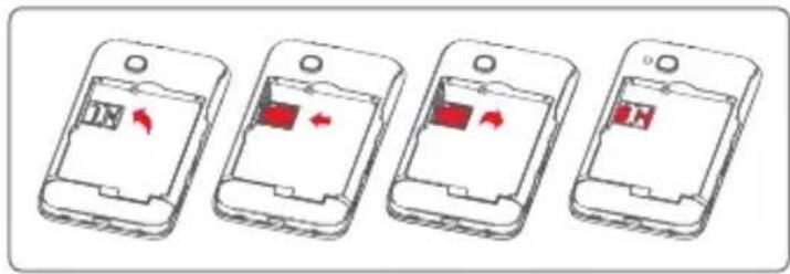 Vodafone Smart 4 Fun - Installing the microSD card - 1