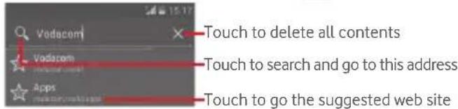 Vodafone Smart 4 Fun - To go to a web page - 1
