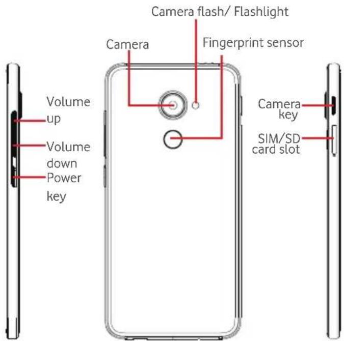 Vodafone Smart Platinium 7 - Keys and connectors - 2