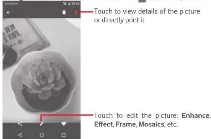 Vodafone Smart Platinium 7 - Working with pictures - 1