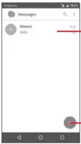 Vodafone Smart Platinium 7 - Create a new message - 1