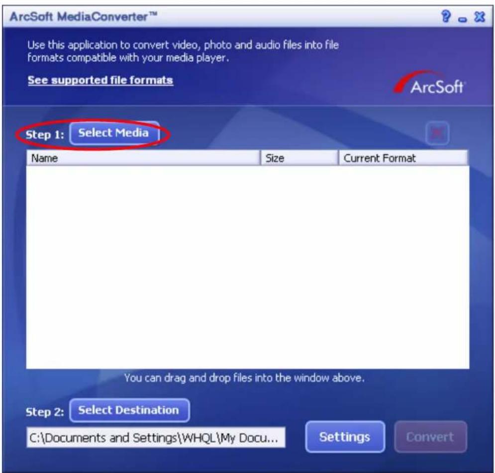 EASYPIX DV 5011 - To convert a video file: - 1