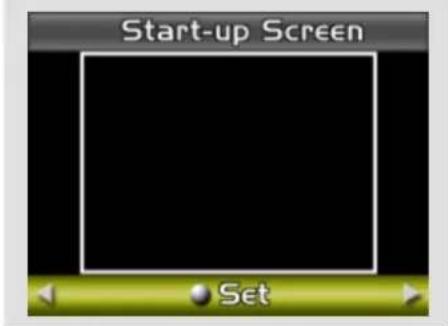 EASYPIX DV 5011 - Submenu Display Screen Start-Up Screen - 3