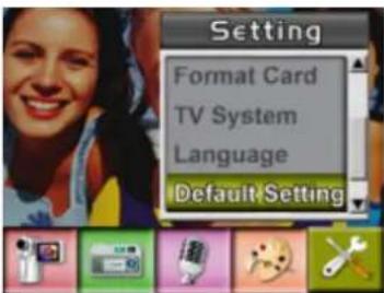 EASYPIX DV 5011 - Default Setting - 1