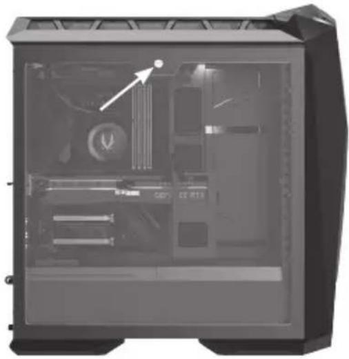 Zotac MEK Ultra GU2070C701B - Installing the glass side cover - 4