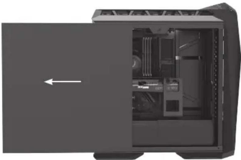 Zotac MEK Ultra GU2070C701B - Installing the glass side cover - 2