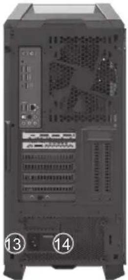 Zotac MEK Ultra GU2070C701B - Rear view (i9) - 1