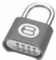 Bretford Cube TVC16PAC - SETTING THE COMBINATION LOCK - 1