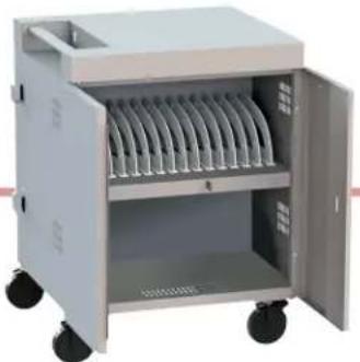 Bretford Cube TVC16PAC - SETTING THE COMBINATION LOCK - 3