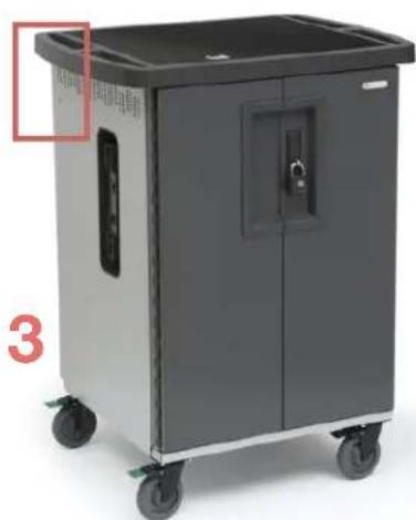 Bretford Ever T45CD-P-DC-US - REAR SECURITY PANEL VERSION - 1