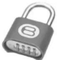 Bretford Ever T45CD-P-DC-US - SETTING THE COMBINATION LOCK - 1
