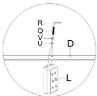 Hooker 1620-90368-LTBR - Assembly instruction for Headboard : - 8
