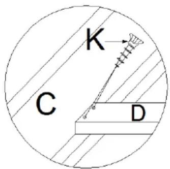 Hooker 1595-90152A-WH - Assembly steps: - 3