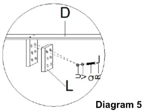 Hooker 1595-90152A-WH - Assembly steps: - 6
