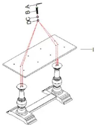 Technical diagram showing a mechanical or electrical setup with labeled components A, B, and directional arrows indicating flow or movement.