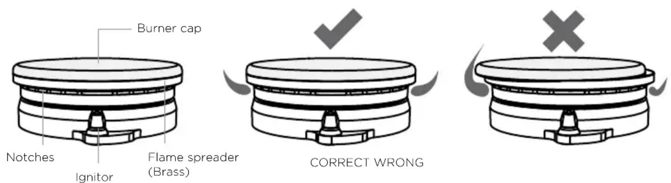 Rado HyperChrome Classic Automatic Diamonds R33102903 - Guidelines for using the cooktop burners - 1