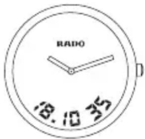 Rado HyperChrome Classic Diamonds R33099918 - To adjust the time - 1