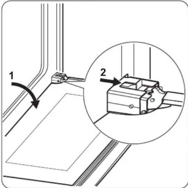ZANUSSI ZCE65200WA - Removing and cleaning the door glasses - 2
