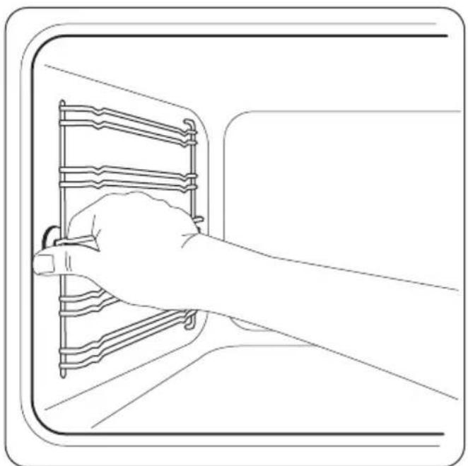 ZANUSSI ZCE65200WA - Αφαίρεση των στηριγμάτων σχαρών - 1