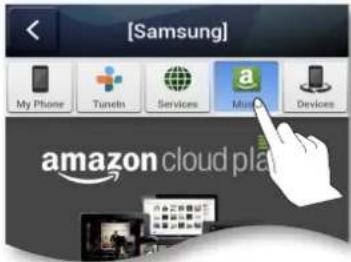 [Samsung] My Phone Tuneln Services Music Devices amazon cloud play