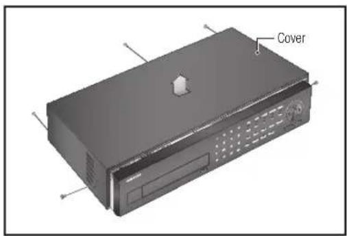 Hanwha SRD-854D - Installing the HDD - 1