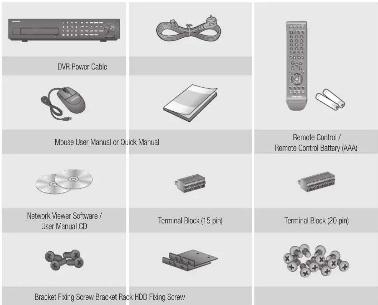 Hanwha SRD-854D - Package Contents - 1
