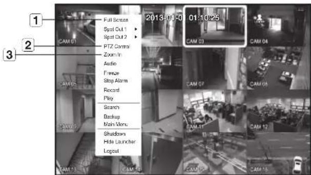 Hanwha SRD-854D - Single Mode Menu - 2