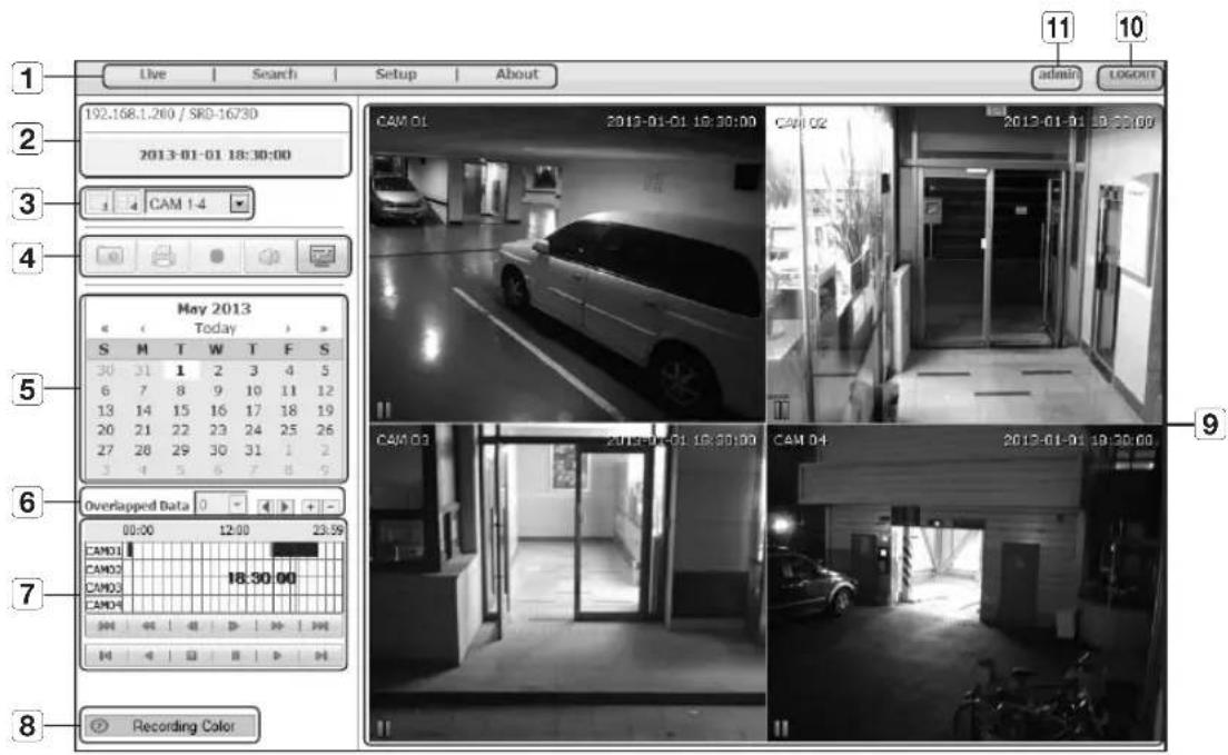 Hanwha SRD-854D - uSing SeArCh viewer - 1