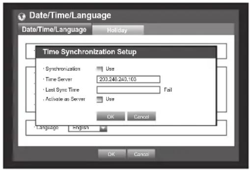Hanwha SRD-854D - Setting the Date/Time/Language - 3