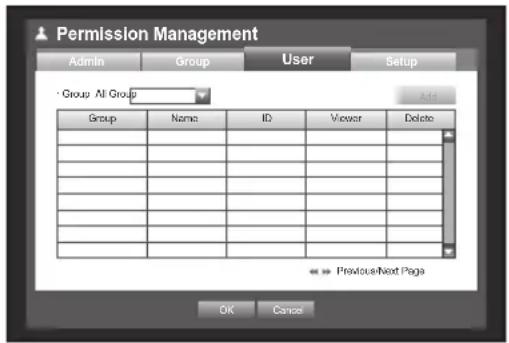 Hanwha SRD-854D - Setting the User - 1