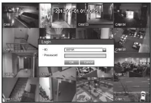 Hanwha SRD-854D - Login - 2