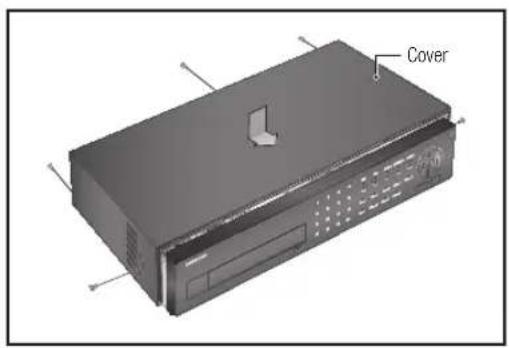Hanwha SRD-854D - Installing the HDD - 6